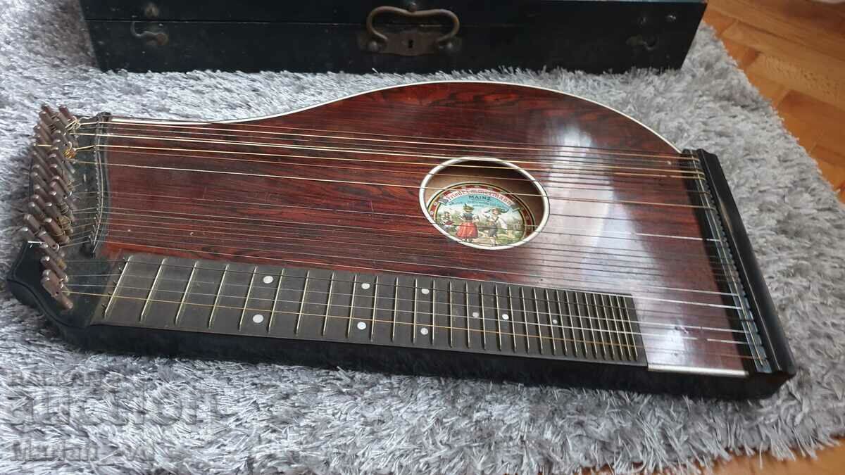 Old musical instrument zither - 5 Old musical instrument zither - 5