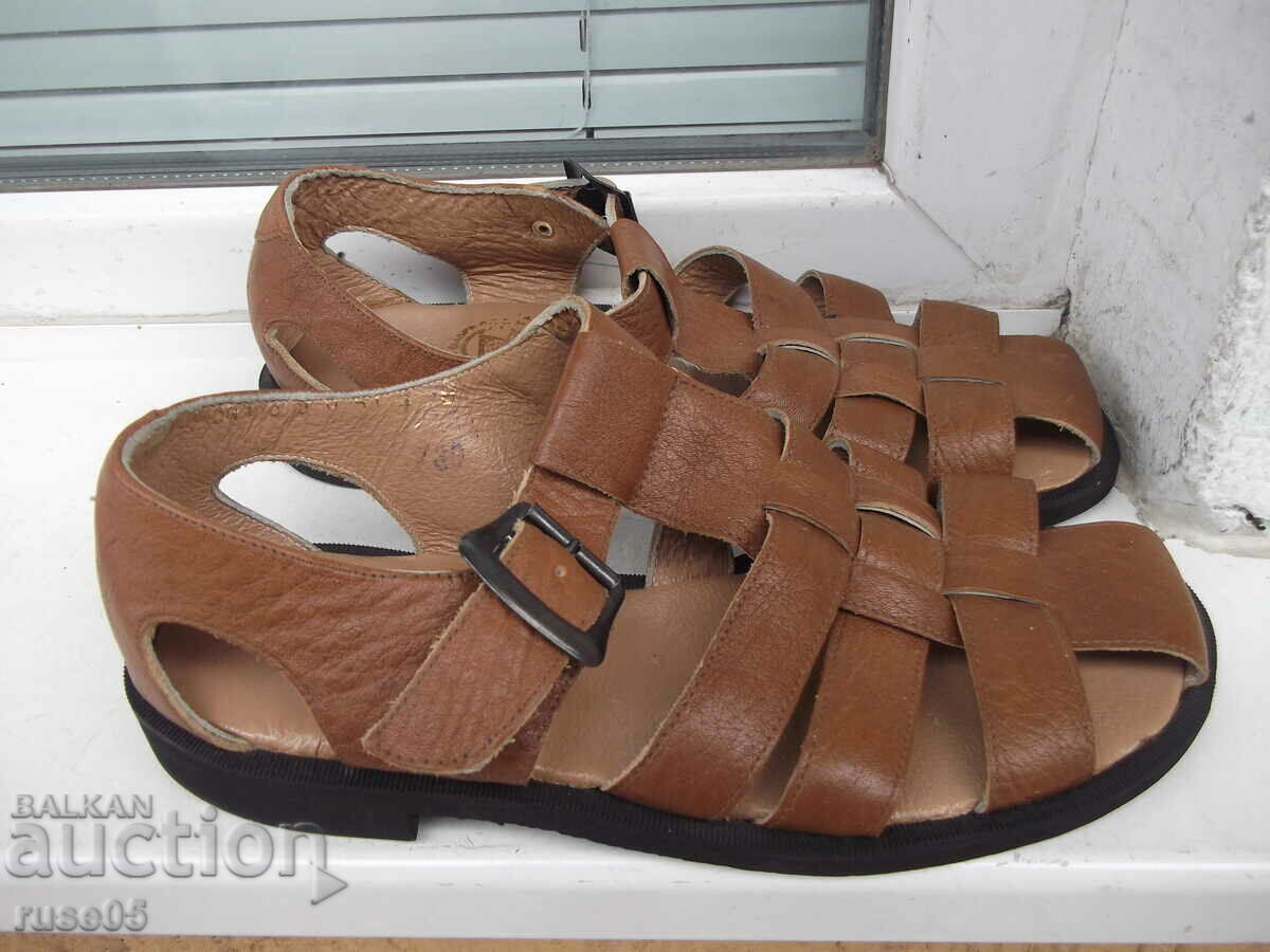 Bulgarian sandals made of natural leather new with price 10.00 BGN | € 5.11 Bulgarian sandals made of natural leather new with price 10.00 BGN | € 5.11