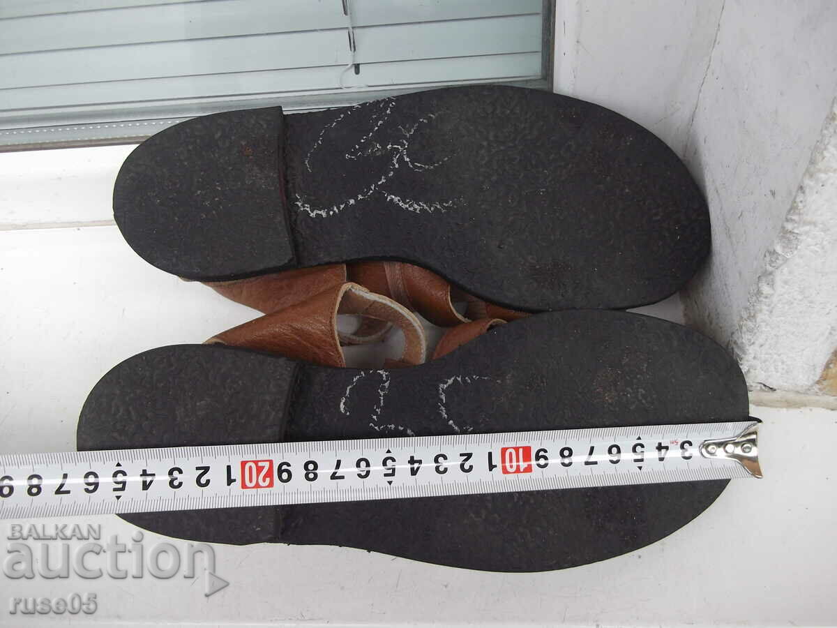 Auction Bulgarian sandals made of natural leather new Auction Bulgarian sandals made of natural leather new
