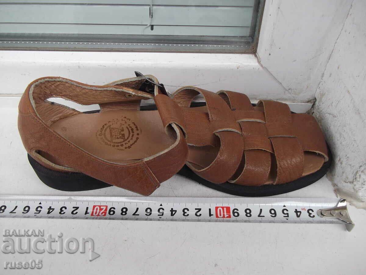 Delivery of Bulgarian sandals made of natural leather new Delivery of Bulgarian sandals made of natural leather new