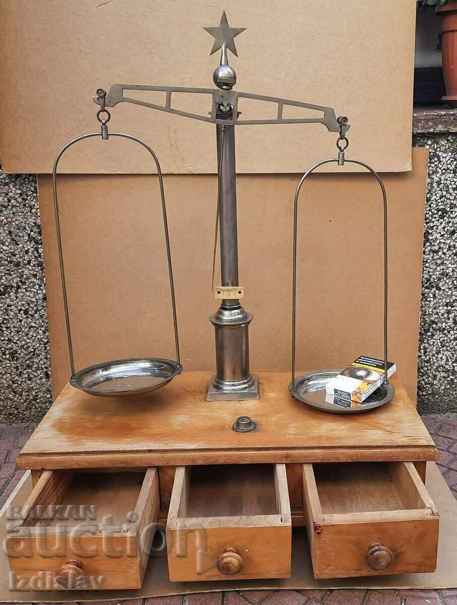 Apothecary Soviet scale from Sots time with price 350.00 BGN | € 178.95