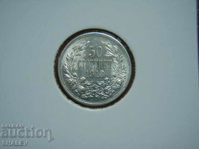 Auction 50 cents 1913 Kingdom of Bulgaria (2) - AU/Unc Auction 50 cents 1913 Kingdom of Bulgaria (2) - AU/Unc