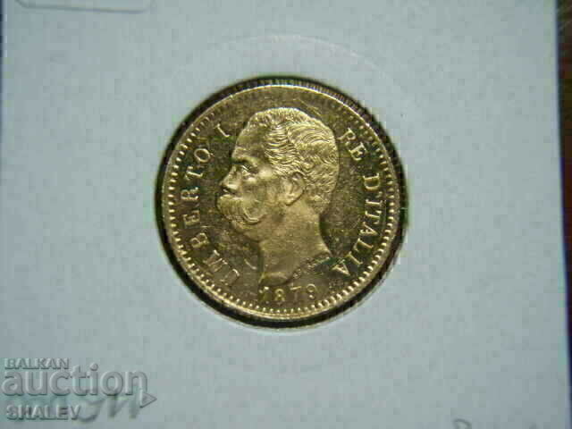 20 λιρέτες 1879 Ιταλία - AU/Unc (χρυσός) - 5