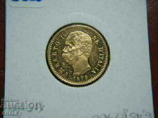 20 lire 1879 Italia - AU/Unc (aur) - 7