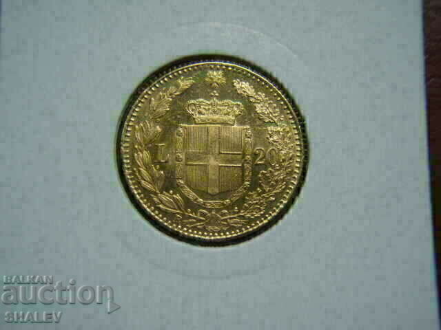 Delivery of 20 Lire 1883 Italy - AU+ (gold)