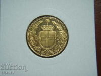 20 Lire 1883 Italy - AU+ (gold)