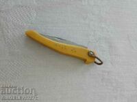 Old children's pocket knife made of bone 4.5 cm