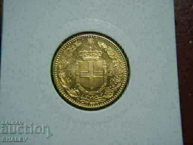 20 Lire 1885 Italy /1/ - AU/Unc (gold) 20 Lire 1885 Italy /1/ - AU/Unc (gold)