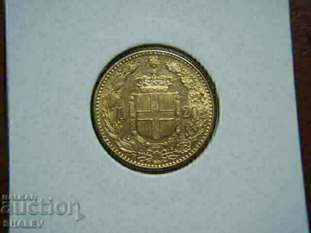 20 Lire 1888 Italy (20 лири Италия) - AU (злато) с цена € 963.89 | 1885.20 лв. 20 Lire 1888 Italy (20 лири Италия) - AU (злато) с цена € 963.89 | 1885.20 лв.