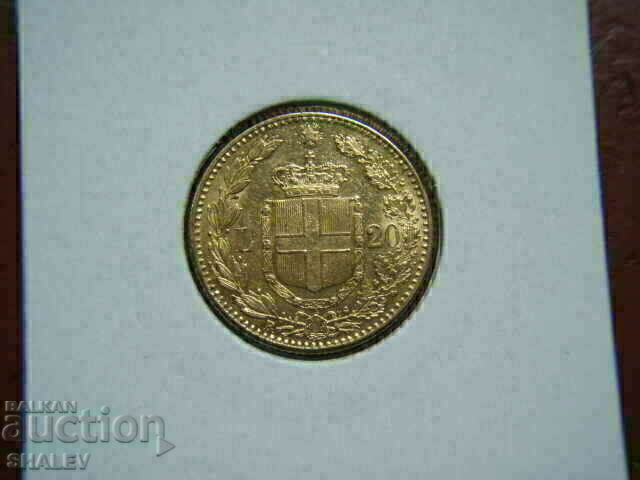 Licitație 20 Lire 1888 Italia (20 liri Italia) - AU (aur) Licitație 20 Lire 1888 Italia (20 liri Italia) - AU (aur)