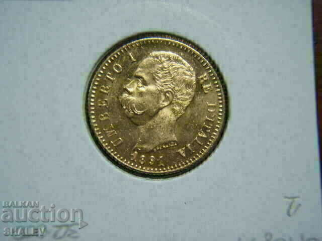 20 Lire 1891 Italy /2/ - AU/Unc (gold) - 6