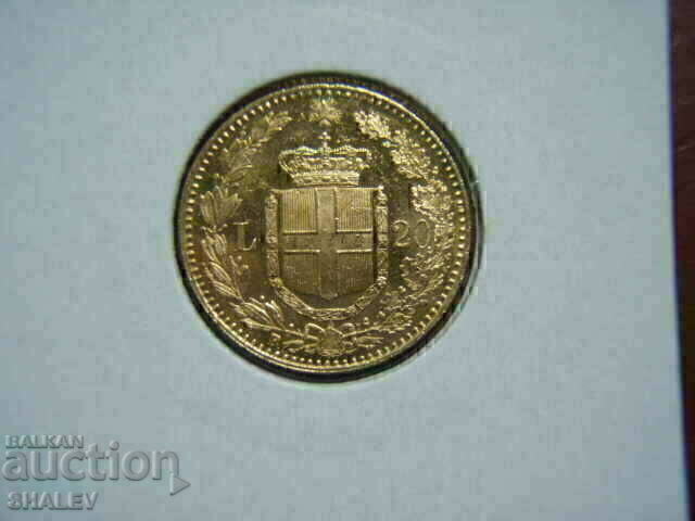 Delivery of 20 Lire 1893 Italy /2/ - AU/Unc (gold)