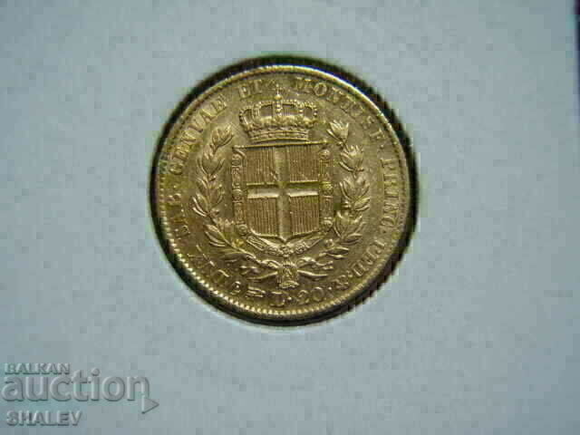 20 Lire 1834 Sardinia / Italy (Сардиния) - XF/AU (злато) с цена € 839.89 | 1642.69 лв.