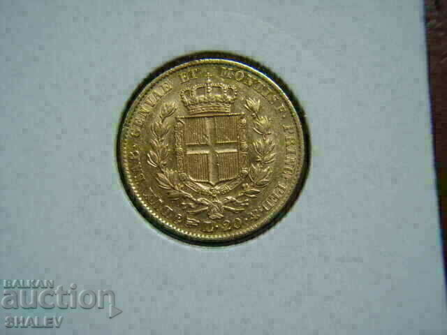 20 Lire 1834 Sardinia / Italy - XF/AU (gold)