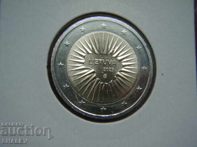 2 euro 2025 Lituania (Litva "Slŭntse") /1/ - Unc (2 euro) cu preț € 4.99 | 9.76 BGN