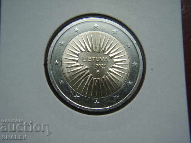 Livrarea 2 euro 2025 Lituania (Litva "Slŭntse") /1/ - Unc (2 euro)