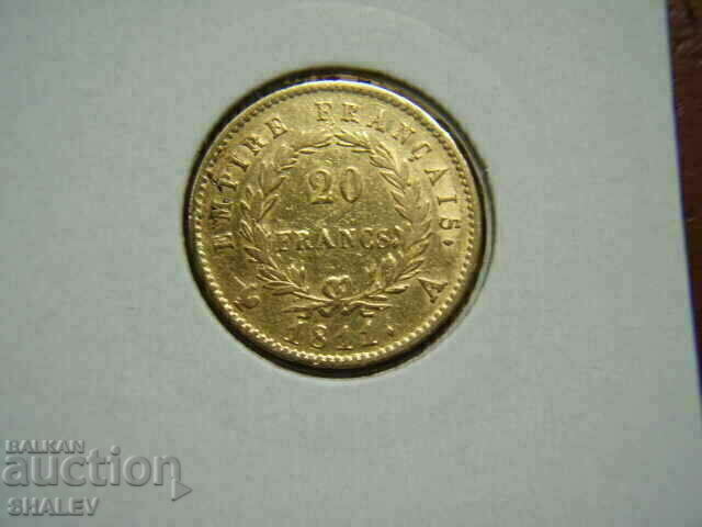 Auction 20 Francs 1811 A France - XF (gold) Auction 20 Francs 1811 A France - XF (gold)