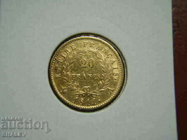 20 Francs 1811 A France - XF (gold) 20 Francs 1811 A France - XF (gold)