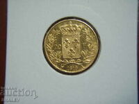 20 franci 1819 A Franța/2- XF/AU (aur)