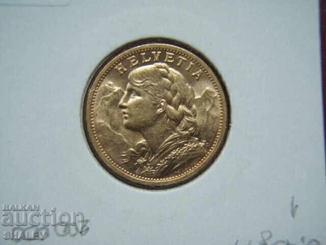 20 franci 1903 Elveția /1/ - AU/Unc (aur) - 7 20 franci 1903 Elveția /1/ - AU/Unc (aur) - 7