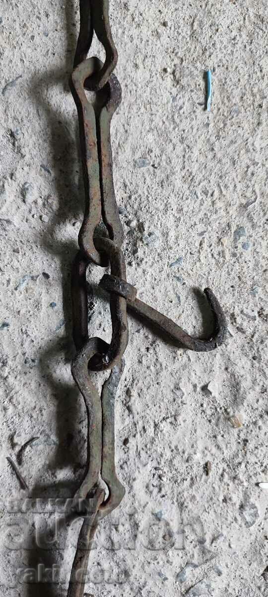 Chain, chain, Old, forged and long with price 45.00 BGN | € 23.01 Chain, chain, Old, forged and long with price 45.00 BGN | € 23.01