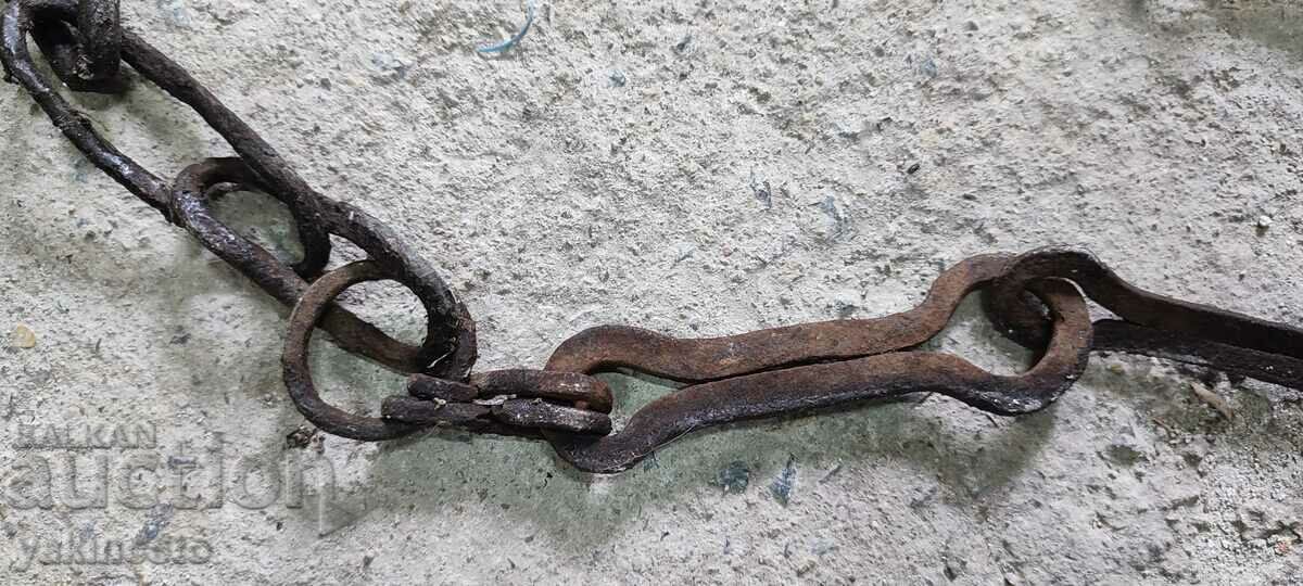 Chain, chain, Old, forged and long with price 48.00 BGN | € 24.54 Chain, chain, Old, forged and long with price 48.00 BGN | € 24.54
