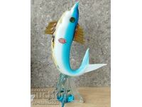 Old Glass Fish Figure -,,Murano,,
