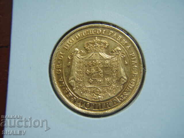 Παράδοση 40 Λίρες 1815 Πάρμα / Ιταλία (40 liri Parma) - AU (χρυσός) Παράδοση 40 Λίρες 1815 Πάρμα / Ιταλία (40 liri Parma) - AU (χρυσός)