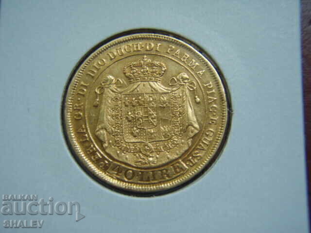 40 Lire 1815 Parma / Italy (40 лири Парма) - AU (злато) 40 Lire 1815 Parma / Italy (40 лири Парма) - AU (злато)