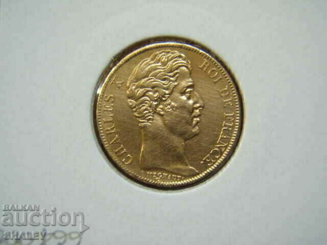 20 Francs 1825 A France (20 франка Франция) - AU (злато) - 6 20 Francs 1825 A France (20 франка Франция) - AU (злато) - 6