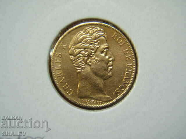 20 franci 1825 A Franța (20 franci Franța) - AU (aur) - 7