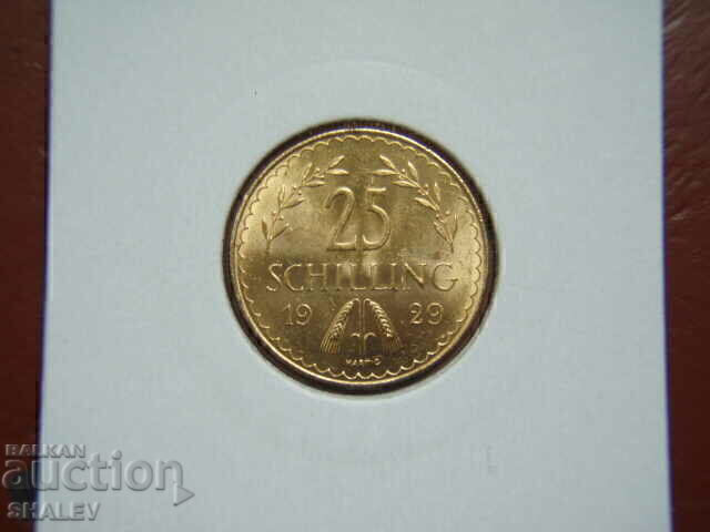 Auction 25 Shilling 1929 Austria (Austria) - AU/Unc (gold) Auction 25 Shilling 1929 Austria (Austria) - AU/Unc (gold)