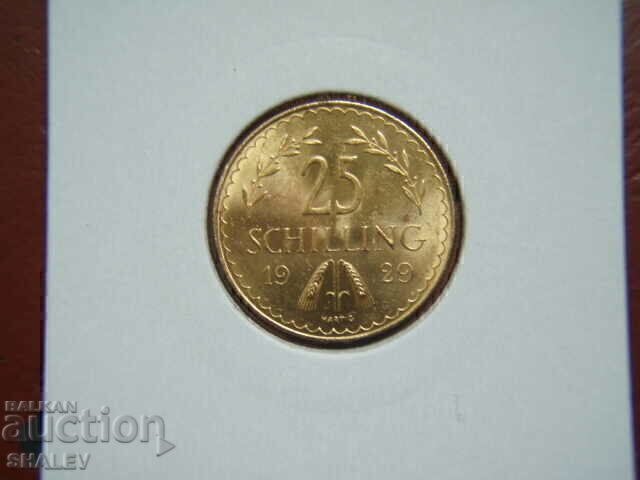 25 Shilling 1929 Austria - AU/Unc (aur) 25 Shilling 1929 Austria - AU/Unc (aur)
