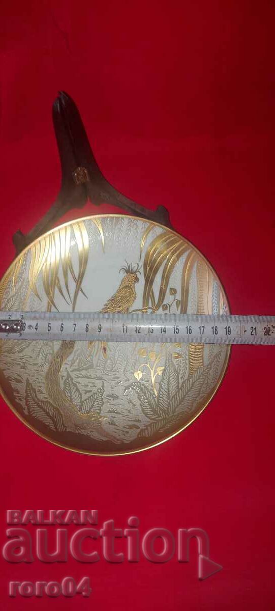 Licitație PLACĂ PORCELAN - AUR 24K