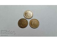 Monedă - BULGARIA - 3 cenți - 1951 - 3 bucăți