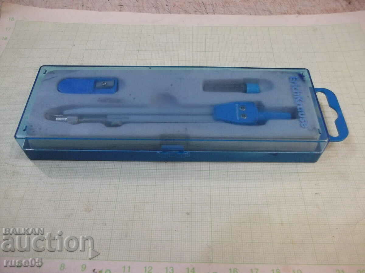 "Erich Krause" compass in blue box with price 5.00 BGN | € 2.56 "Erich Krause" compass in blue box with price 5.00 BGN | € 2.56