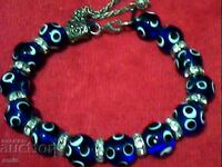 beautiful blue eye bracelet made of natural stone