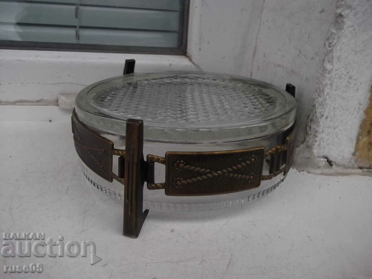 Glass container in metal fittings for nuts, candies and others - 5 Glass container in metal fittings for nuts, candies and others - 5