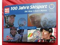 Austria - "100 years of skiing" - 5 euros 2005