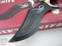 Scorpion shape and design collectible knife