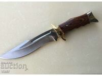 Σταθερό και βαρύ κυνηγετικό μαχαίρι, διαστάσεων 190 x 300