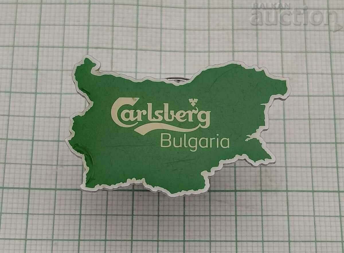 CARLSBERG BULGARIA LOGO BEER BADGE