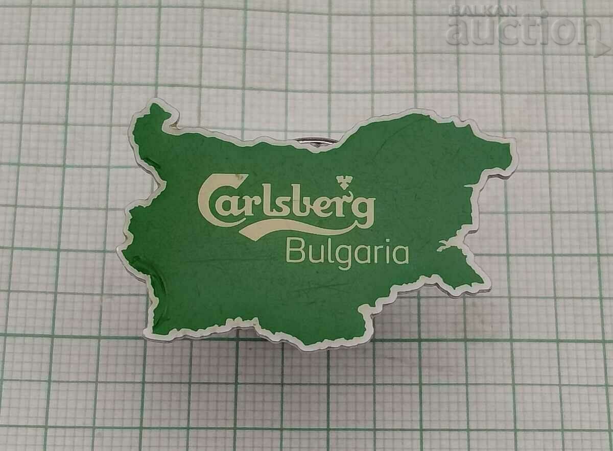 CARLSBERG BULGARIA ЛОГО БИРА ЗНАЧКА