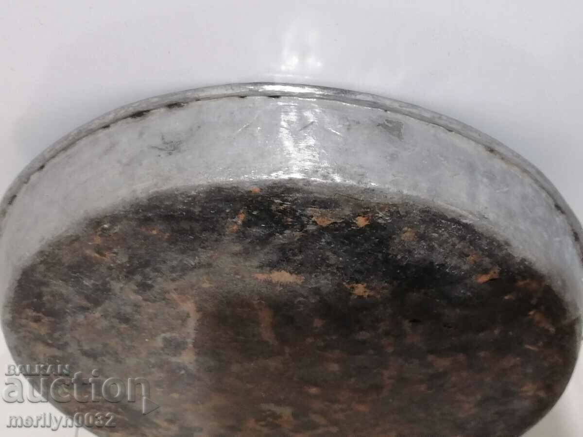 Tinned tray, household dish, copper, blue - 6 Tinned tray, household dish, copper, blue - 6