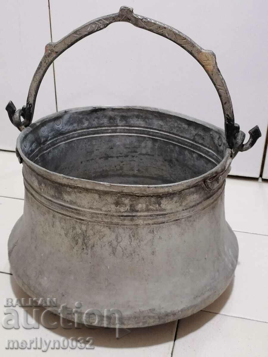 Auction  Tin-plated copper pot, copper pot, copper pot, copper vessel