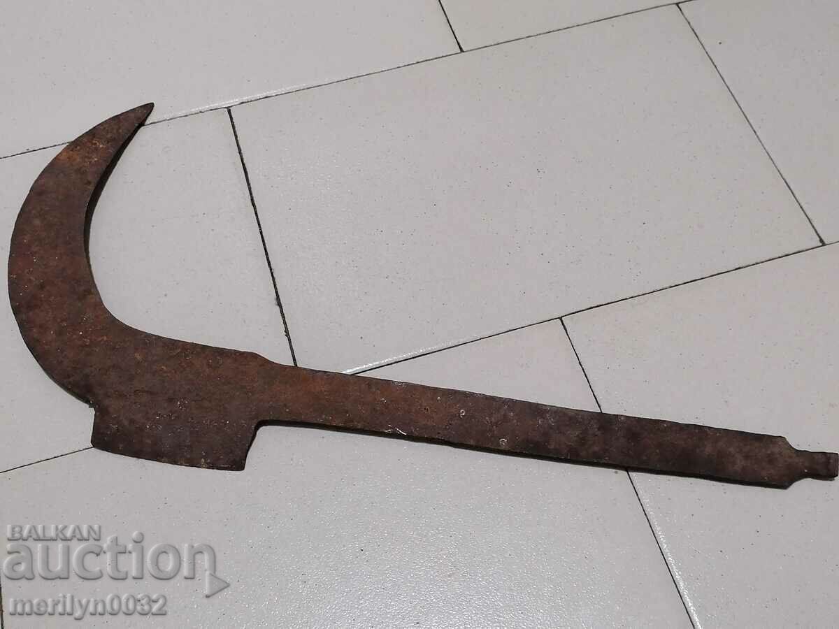Παλιό σφυρήλατο δρεπάνι, σφυρήλατο σίδερο - 5 Παλιό σφυρήλατο δρεπάνι, σφυρήλατο σίδερο - 5