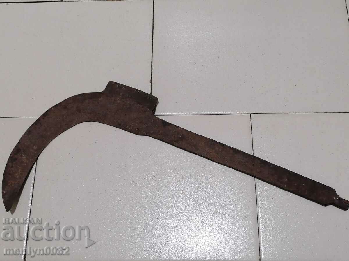 Παλιό σφυρήλατο δρεπάνι, σφυρήλατο σίδερο - 6 Παλιό σφυρήλατο δρεπάνι, σφυρήλατο σίδερο - 6