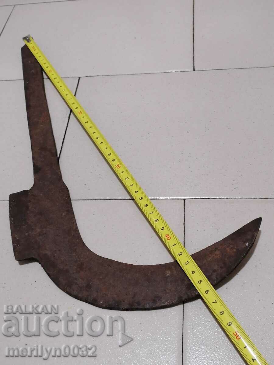 Παλιό σφυρήλατο δρεπάνι, σφυρήλατο σίδερο - 7 Παλιό σφυρήλατο δρεπάνι, σφυρήλατο σίδερο - 7