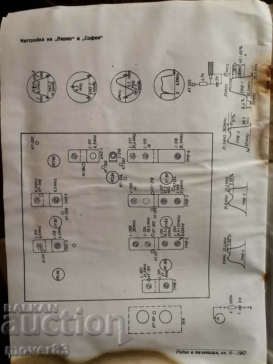 "Radio and Television" magazine. Issue 6/1967 - 6 "Radio and Television" magazine. Issue 6/1967 - 6
