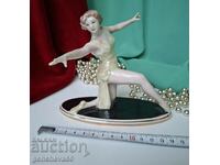 Old porcelain figure of a ballerina SIP